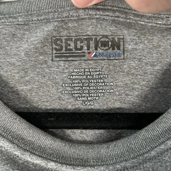 Missouri Tigers Shirt Men's Large Grey Long Sleeve Crew Neck Pullover - Picture 5 of 10